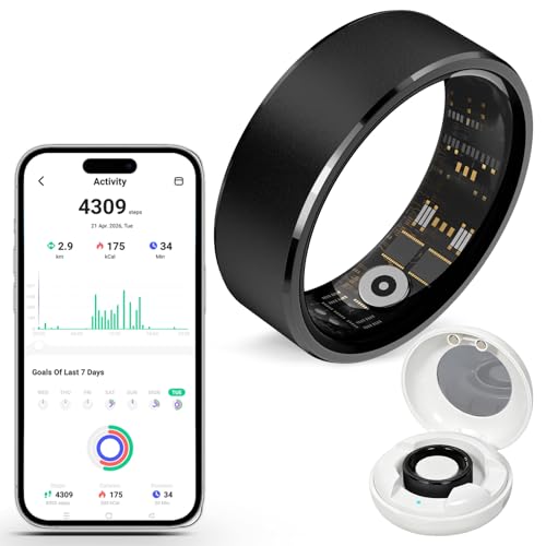 Secofy Smart Fitness and Activity Ring for Men and Women...