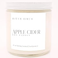 Vista 50 de River Birch Candles - Vela perfumada de almendra + miel, velas de soja de alta calidad, totalmente naturales, no tóxicas, 8.5 onzas, 40 horas
