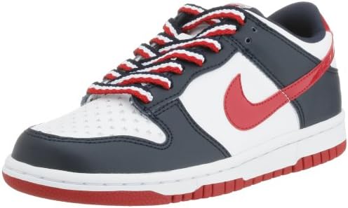 Nike Dunk Low GS, white/varsity red/obsidian, 23.5 cm : Amazon.sg: Fashion