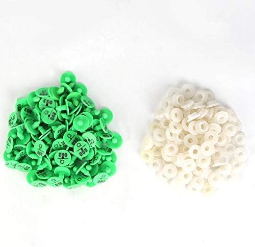 100Pcs Quality Plastic Animal Livestock Ear Tag for Rabbit Fox Dog Marker  Label