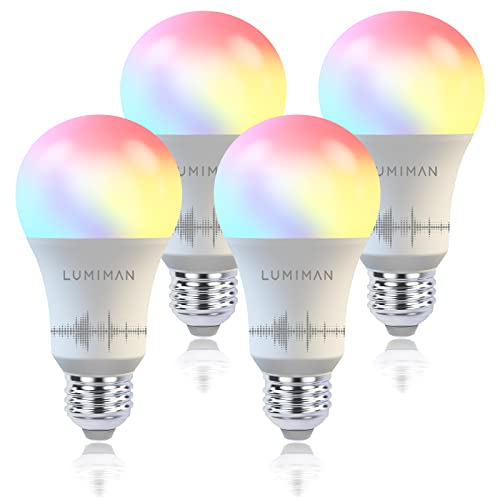 LUMIMAN LED X}[gd E26 F 60W dFEFΉ }`J[ 1600F Alexa/Google Home/SiriΉ nusv 4 LM530