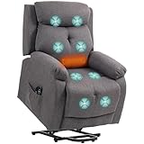 CONFORT SOUTENU : Revêtu d'un tissu type lin respirant, ce fauteuil relaxant dispose d'un large dossier doux et épais qui épouse et soutient agréablement votre corps. Les coussins de l'assise, équipés de ressorts et de mousse haute densité, assurent un grand confort.