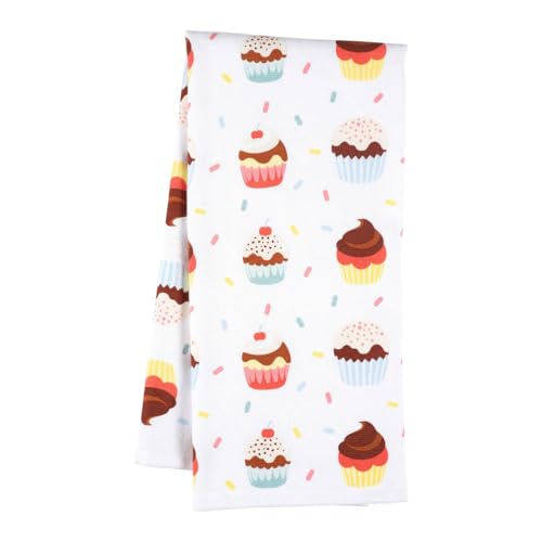 Mrs. Anderson's Cupcake Cotton Kitchen Towel
