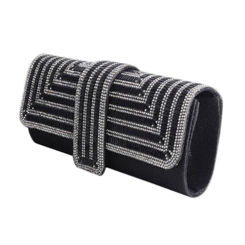 Pochette de soirée pour femme bandoulière style enveloppe argentée FRCOLOR