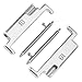ZJchao Metal Watch Band Adapter Premium Connection for 18-22mm Smartwatches Stainless Steel Set (1 Pair)