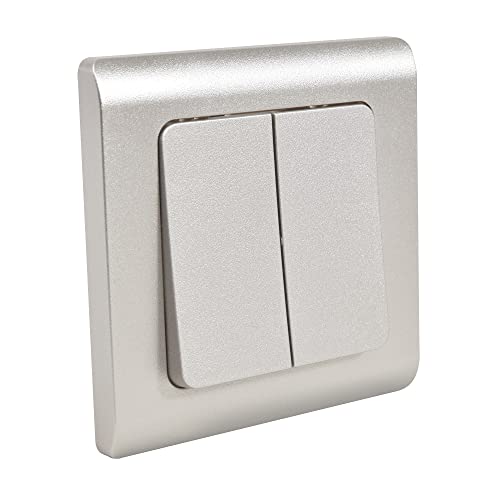 Double Interrupteur VA et Vient Encastrable Design