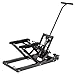 Manoch Black Motorcycle ATV Jack Lift Stand Quad Bike Hoist Ideal Lift for Motorcycles Atvs Tractors Personal Watercraft and Snowmobile Maximum Lift Height: 17