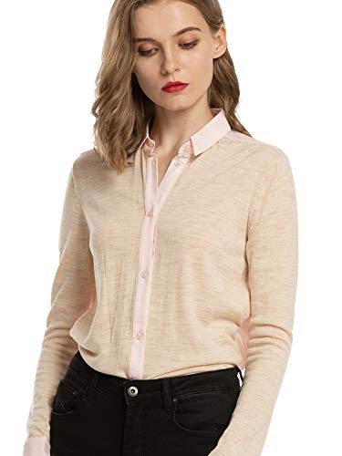Woolen Bloom Blusa Mujer Camisa Manga Larga Mujer Camisas Mujer Ropa Trabajo Mujer Blusas Elegantes