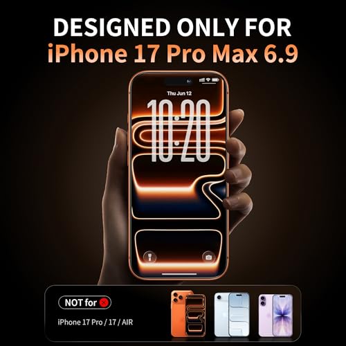Image of Beizun for iPhone 17 Pro Max Screen Protector, 3-Pack 9H+ Tempered Glass, Easy Installation, Bubble-Free & Dust-Free, Case Friendly, Full Coverage, 3D Curved Edges