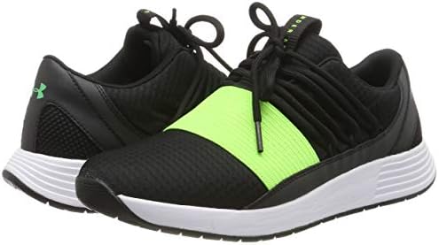 Under Armour Women's Breathe Lace NM2 Sneaker, Black (001)/Jet Gray, 9 | Image 6