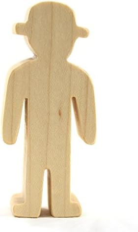 Wooden Farmer Toy Figure Man