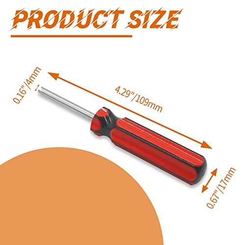 Image of Jiozermi 5 Pack Tire Valve Remover Tools, Screwdriver Valve Stem Core Installer Repair Tool for Replace and Repair The Air-Conditioning, Car Tires, and Others