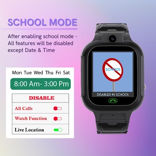 Image of sekyo Carepal Pro Smart Watch for Kids, Boys, Girls and Boys with Many Smart Features, Video Calling, Location Tracking(Carepal pro Black and S23 Ultra Black Combo for Men and Kids)