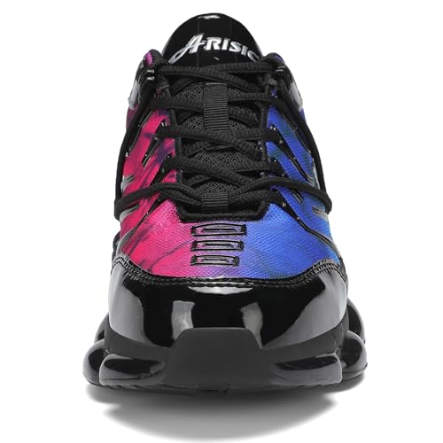 Image of Steel Toe Shoes for Men Women Wide Non Slip Work Shoes Steel Toe Sneakers | Non Slip Breathable Wide Toe Box Tennis Work Shoes Puncture Proof Air Cushioned All‑Day Wear Comfortable Safety Shoes