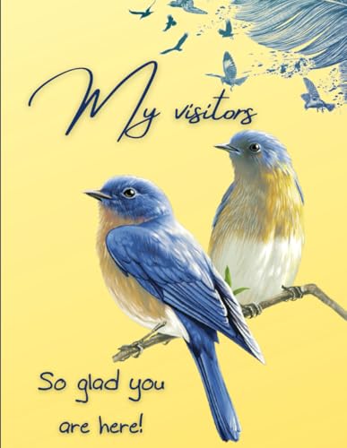 Visitor log book for Seniors in Nursing Homes: Visitor Log for Elderly Parents in Nursing Homes or Own Home | gifts for people in nursing homes | visitor book nursing home | guest book nursing home