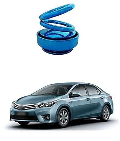 PRIKNIK Solar Energy Rotating Car Perfume with Long Lasting Organic Fragrance, Feel-Good Premium Car Air freshener Compatible with Toyota Corolla