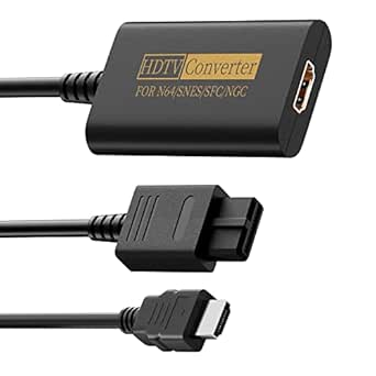 その他 3D TV Game Adapter N64 Av Cable HDMI Adapter For Nintendo 64/GameCube/SNES - 720p