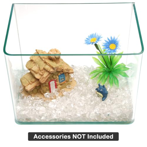 Image of WAYBER 2 Lbs /920g Natural White Clear Quartz Crystal Stones Irregular Aquarium Pebble Decorative Rocks Gravels Sands for Turtle Tank / /Terrarium /Flowerpot /Vase Decoration (Fill 2 Cups)