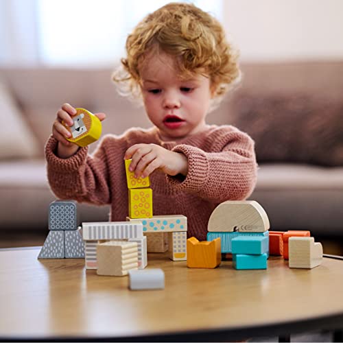 Blocs de construction HABA en bois pour animer les après-midis de jeu dès 18 mois - 4
