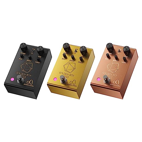 Jackson Audio Golden Boy Mini Rose Gold LTD – Pédale Overdrive - Les Beatles, Paul McCartney, John Lennon, RIngo Starr, George Harrison Jackson Audio Golden Boy Mini Rose Gold LTD - Pédale Overdrive – Image 4