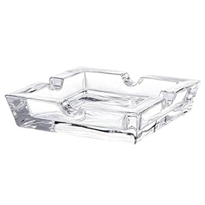 GERMANUS Asbak van glas voor sigaretten of sigaren