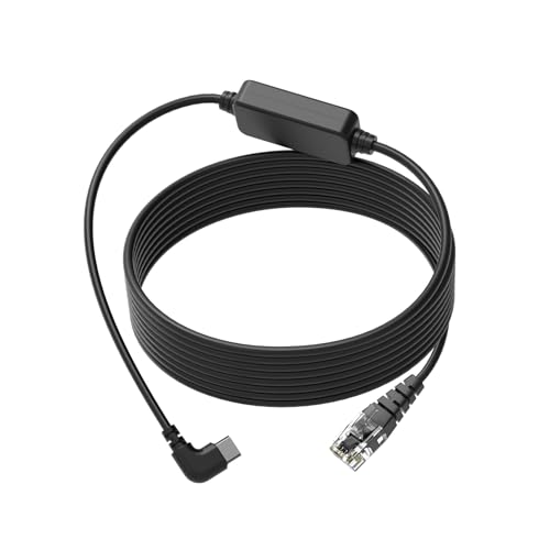 MONDGE USB-C to RJ11 Power Cable Compatible with Uniden Radar Detectors R3, R4, R4w R7, R8, R8w, DFR7, DFR8, DFR9 Radar Detector Cord for Uniden (2m/6.56t)