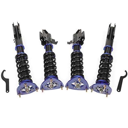 STRUTSTORE Coilovers Suspension Kit Fit for Subaru for Impreza 2002-2007, for Saab for 9-2X 2005 Coilovers Struts, Height Adjustable Lowering Kit, Blue