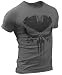 The Punisher T-Shirt Ultra Distressed Design verblasst #3047 (M, Dunkelgrau)