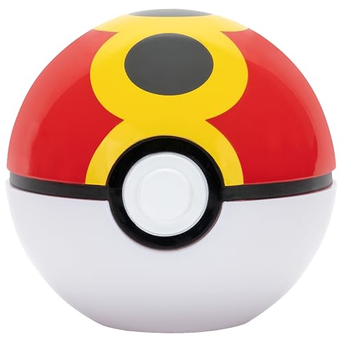 Pokémon PKW4151 - Clip and Go Pokéball - Felori und Wiederball, offizieller Pokéball mit beweglicher 5 cm Figur