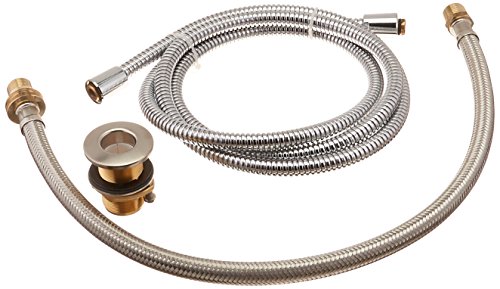 hansgrohe Handheld Shower Replacement Shower Hose Easy Install Shower Hose in Brushed Nickel, 06438820
