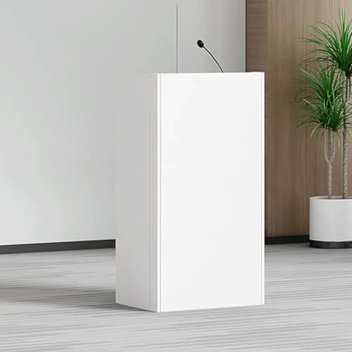 Mesa de recepción y podio de madera maciza para presentaciones solemnes 3