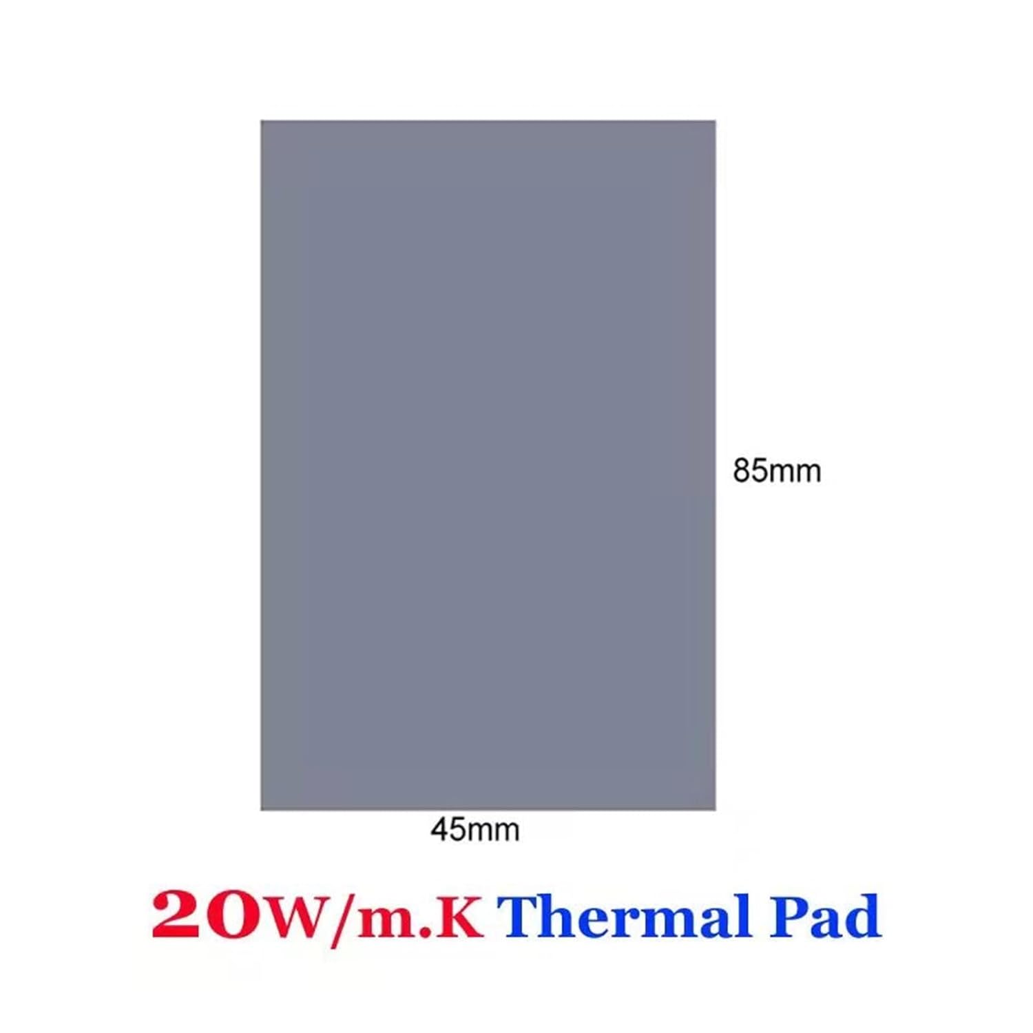 20W/MK Thermal Conduction Pad CPU Radiator Heat Dissipation Conductive Thermal Conduction Pad(Color:100X100 mm,Size:1.5mm)