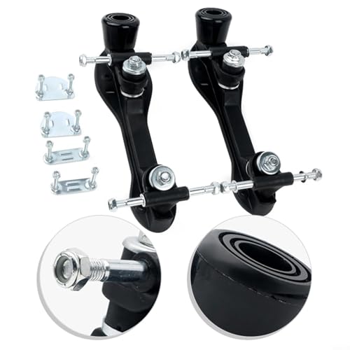 Placas de patines QUAD con tope resistente al desgaste y ejes de aluminio 4