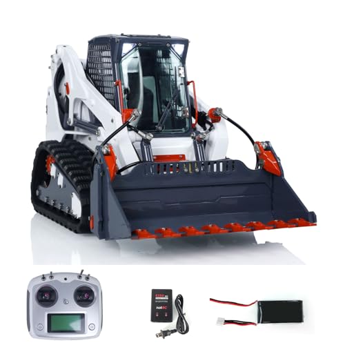 TOUCAN RC HOBBY 1/14 LESU RC Hydraulic Car Aoue LT5 Skid-Steer Loader RTR Model Radio Battery