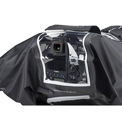 Think Tank Hydrophobia D 300-600 V3.0 Camera Rain Cover for DSLR and Mirrorless Cameras with 300-600mm Lens (Black)