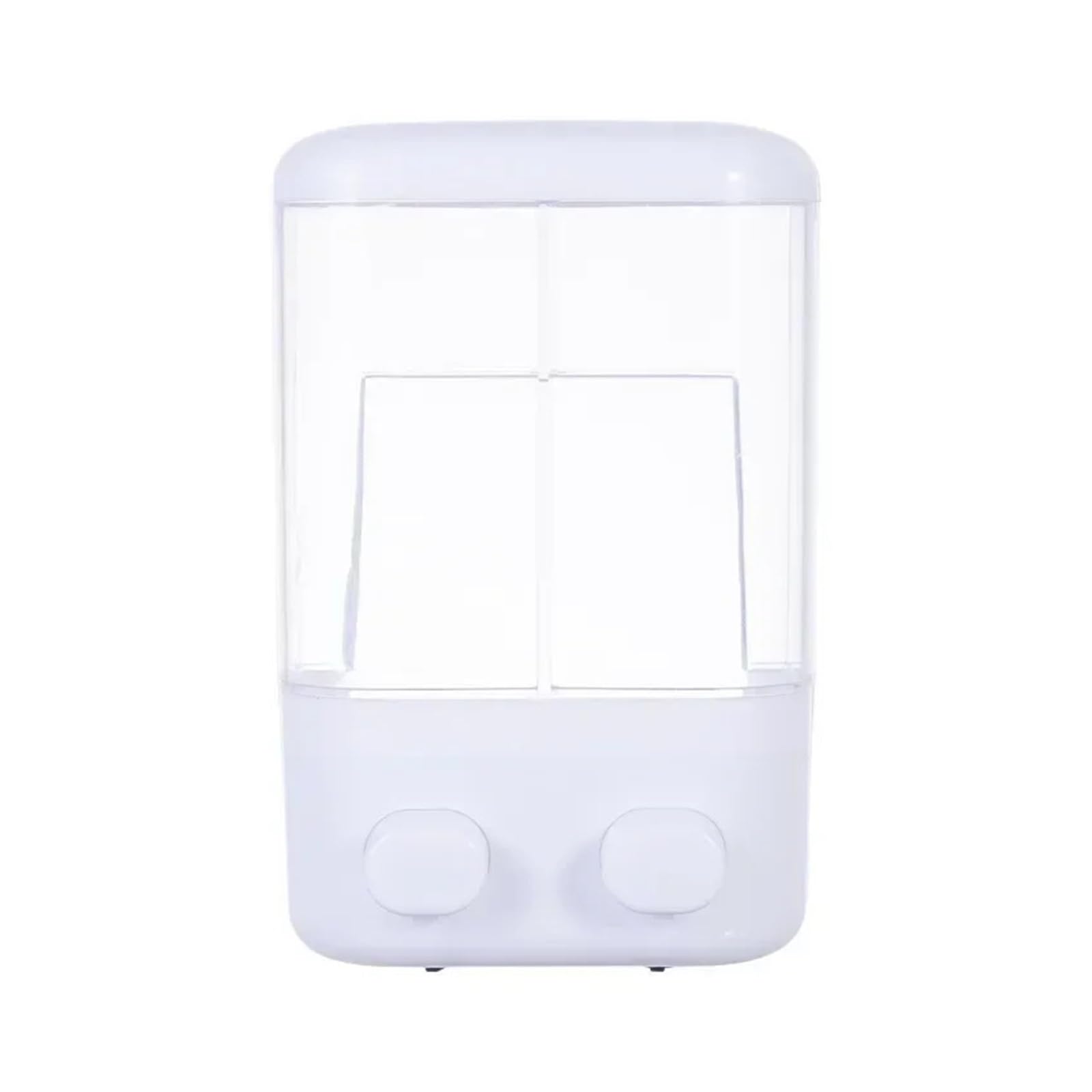 Soap Dispenser, Wall Mounted Manual Press Soap Dispenser 500ml Or 1000ml For Shampoo Shower Gel(Double)