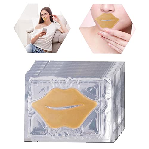 Lipverzorging Patches Collageen Crystal Exfoliating Lip Moisturizer Droog Lip Nourish Golden 15pcs, Facial Face-Cover - Afbeelding 6