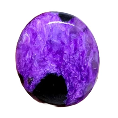 Charoite naturelle ovale pour réparer et sublimer vos bagues et bijoux