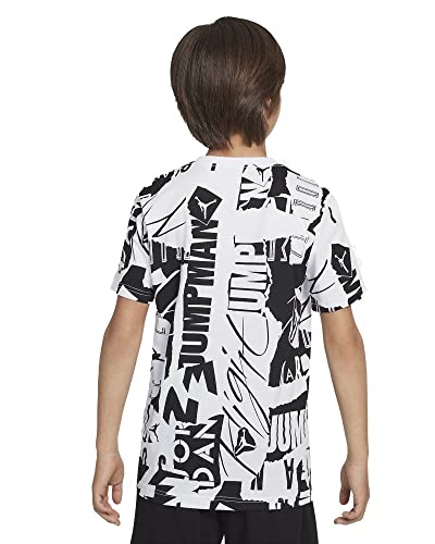 Jordan Boy's Jumpman Flight Print Tee (Big Kids) White XL (20 Big Kid)2