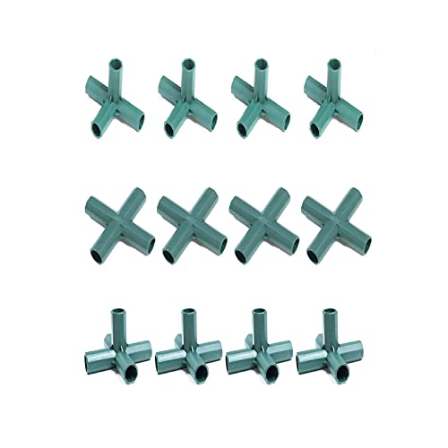Conector de marco de invernadero 12P, conector de PVC de 16 mm, 4 pines / 5 pines, 3 tipos Cover