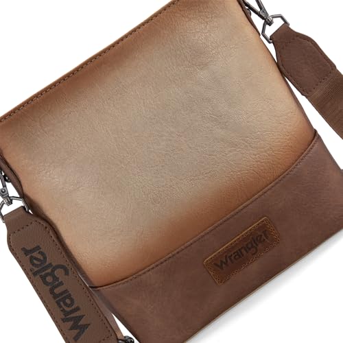 Image of Wrangler Crossbody Purses for Women Two Tone Crossbody Bags Women Purses and Handbags