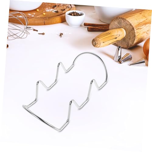 Soporte moderno de metal para botellas de vino mesa miniatura 6