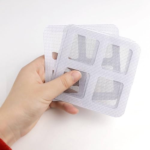 20 unidades cubre desagüe desechable para ducha 4x4 pulgadas miniatura 4