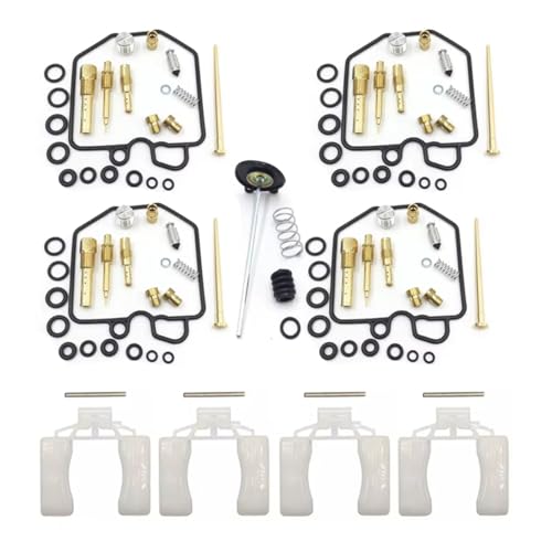 Kit Réparation Carburateur Moto CB650 avec Diaphragme Soupape Coupure Air 1981 1982 4 Ensembles