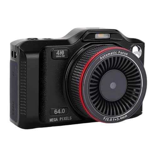Cámara Digital Dpofirs 4K 64MP Dual Lens Negro miniatura 1