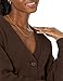 Amazon Essentials Women's Relaxed Fit V-Neck Cropped Cardigan, Espresso, Medium