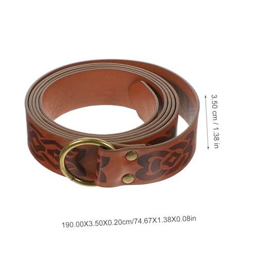 Medieval Renaissance Belt Sword Holder Accessory for Costume Embroidered Larp Belt2