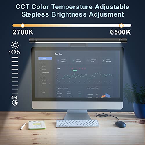 PROSmart Computer Monitor Light Bar: Screen LED Lamp USB Powered With Stepless Dimming Hue - View #7