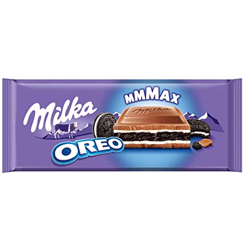 Milka OREO Schokoladentafel 12 x 300g Großtafel, Zarte Milka Alpenmilch Schokolade mit knusprigem OREO Keks – Bild 2