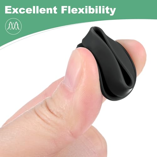 Image of M METERXITY 15-Packs Silicone Hole Plugs, Snap in Locking Hole Plugs for 18-19mm Hole, Round Hole Rubber Plug Kitchen Bulkheads Waterproof Sealing Plugs [Black]